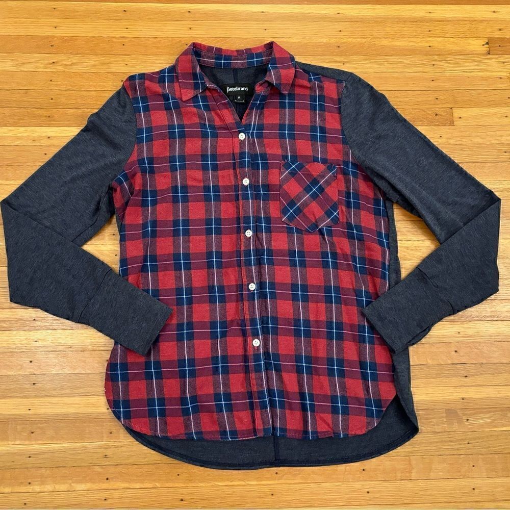 Betabrand Lumberjill Buffalo Plaid flannel/long sleeve button down shirt